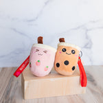 Boba Milk Tea Mini-Plush Keychain