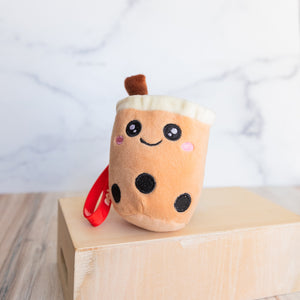 Boba Milk Tea Mini-Plush Keychain