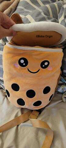 Boba Plushie Backpack / Crossbody / Strap-On Bag