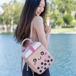 Cute Boba Backpack / Messenger Bag / Crossbody Bag