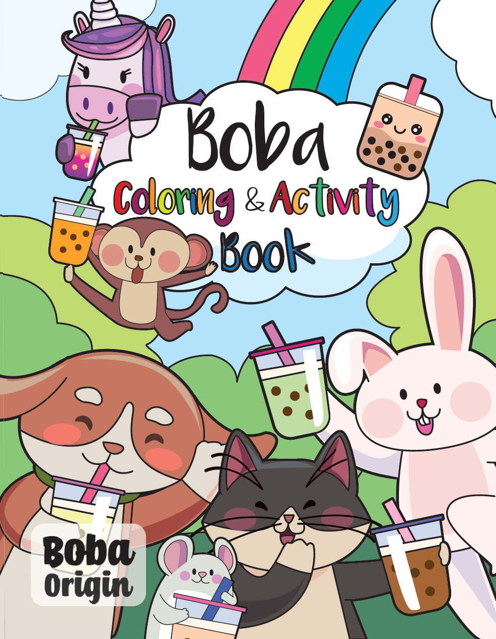 Boba Coloring and Activity Book [Digital or Physical]