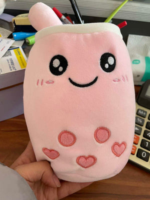 The Original Happy and Mad Reversible / Secret Pouch Boba Plushie
