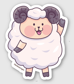 Blank Sticker Book: Sticker Sheep